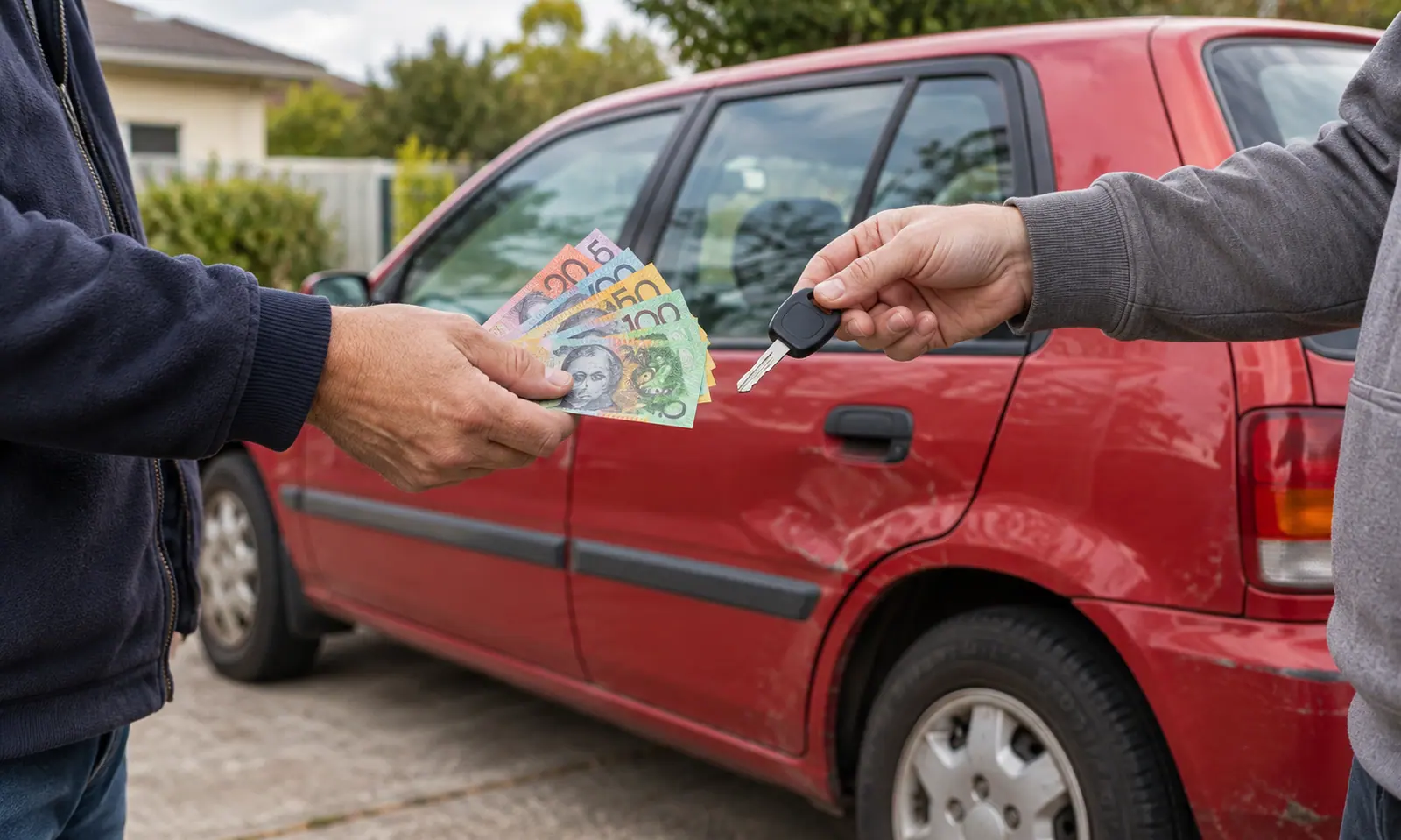 Professional car removal service loading unwanted vehicle onto tow truck in Mariginiup